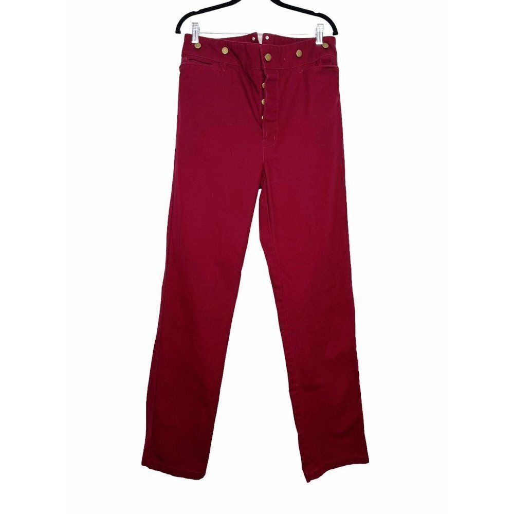 Scully Rangewear Canvas Pant Red Burgundy Women Size 33 Style# RW040 - Picture 10 of 10